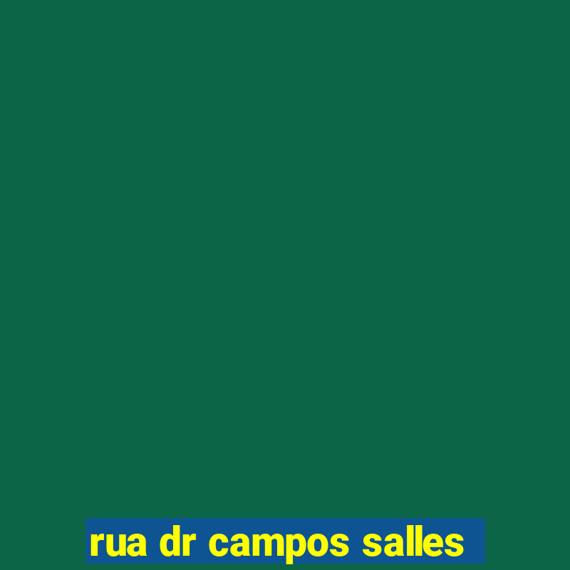 rua dr campos salles