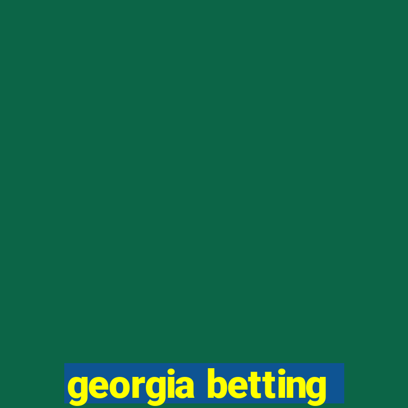 georgia betting