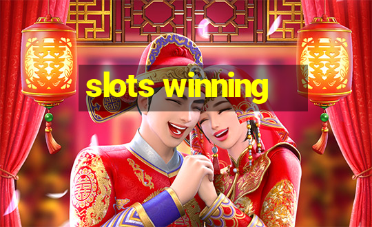 slots winning