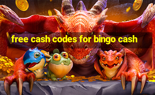 free cash codes for bingo cash