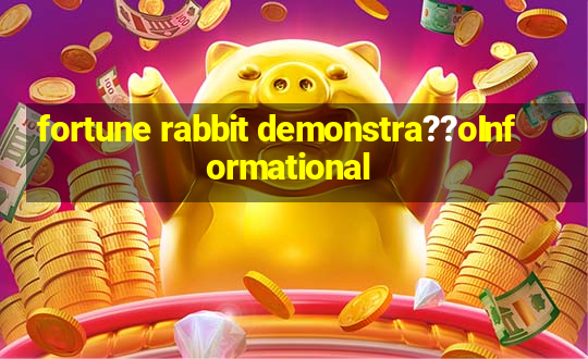 fortune rabbit demonstra??oInformational