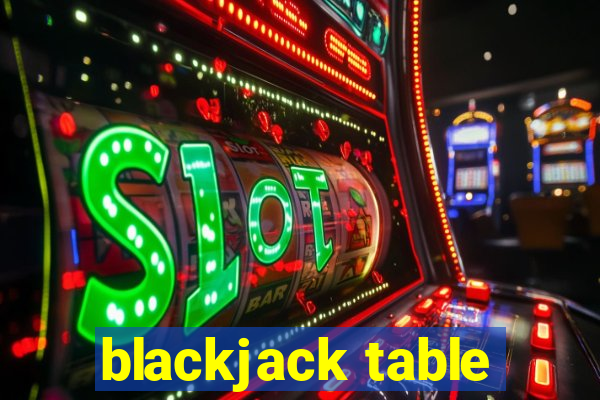 blackjack table