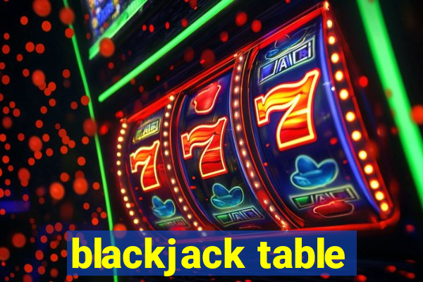 blackjack table