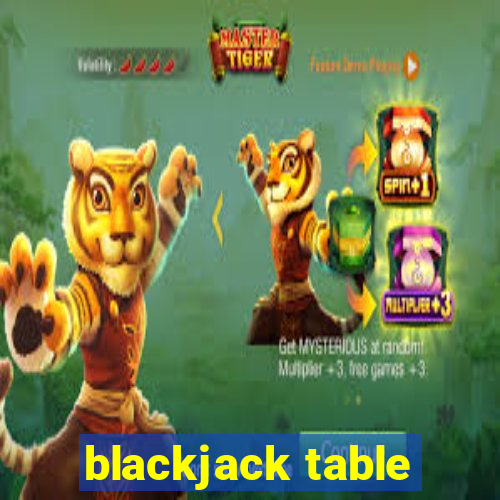 blackjack table