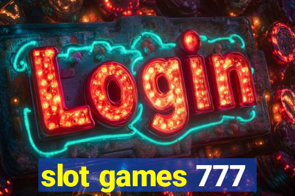 slot games 777