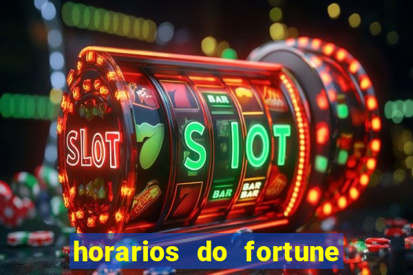 horarios do fortune tiger hoje