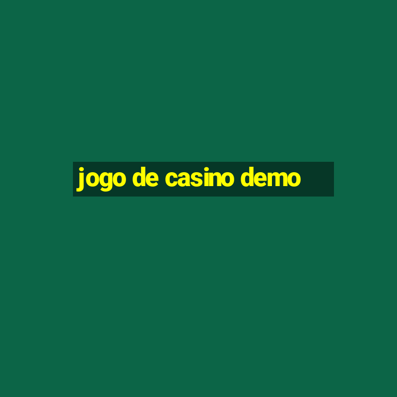 jogo de casino demo