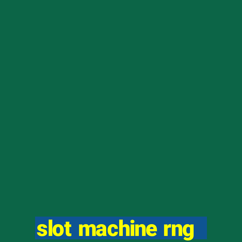 slot machine rng