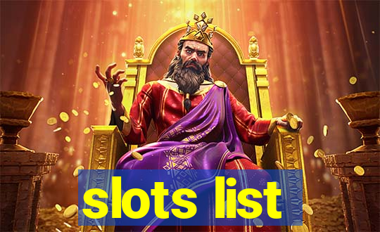 slots list