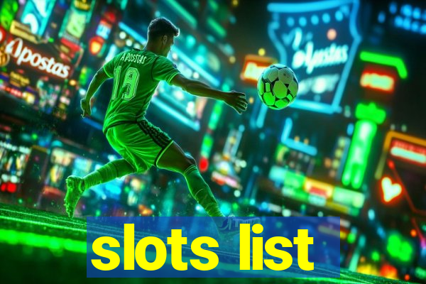 slots list