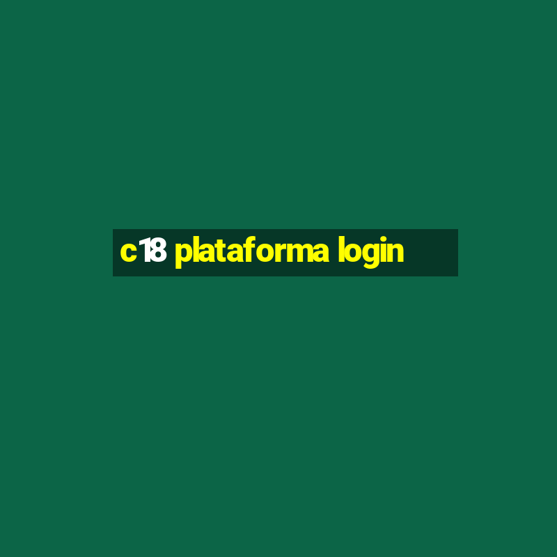 c18 plataforma login