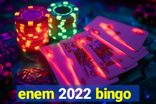 enem 2022 bingo