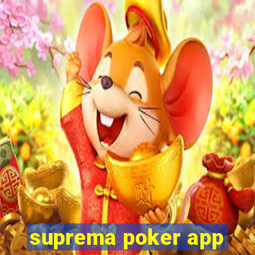 suprema poker app