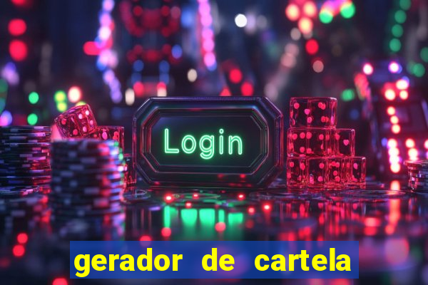 gerador de cartela de bingo