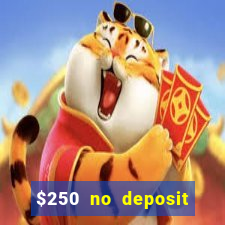 $250 no deposit bonus casino