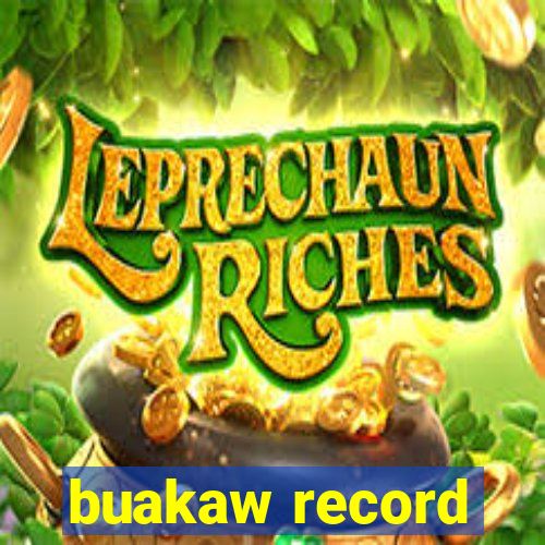 buakaw record