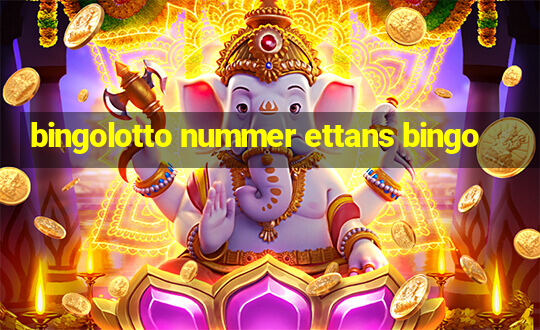 bingolotto nummer ettans bingo