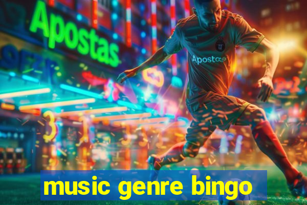 music genre bingo