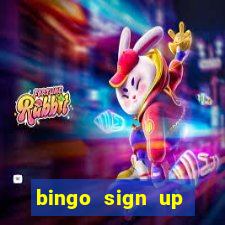 bingo sign up offers no wagering