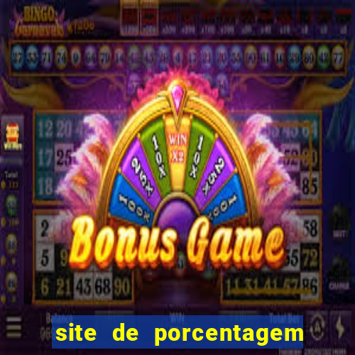 site de porcentagem de slot