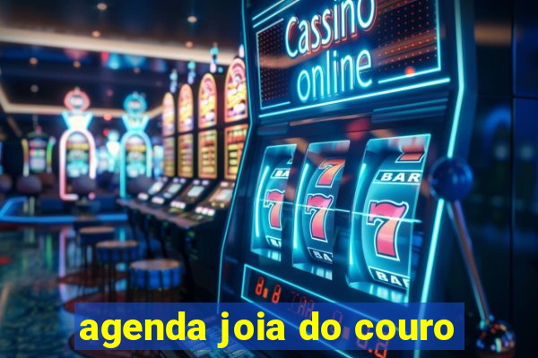 agenda joia do couro