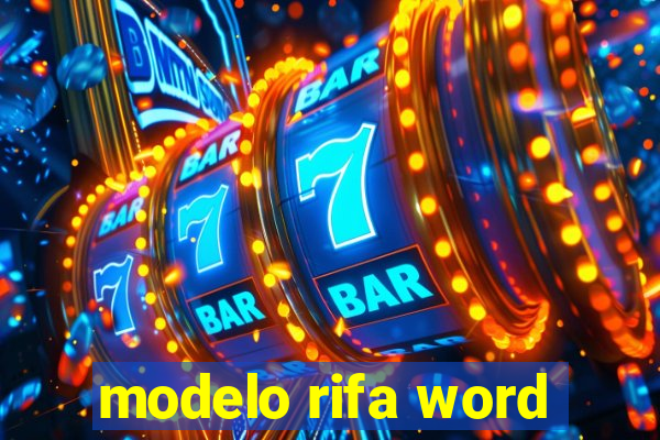 modelo rifa word