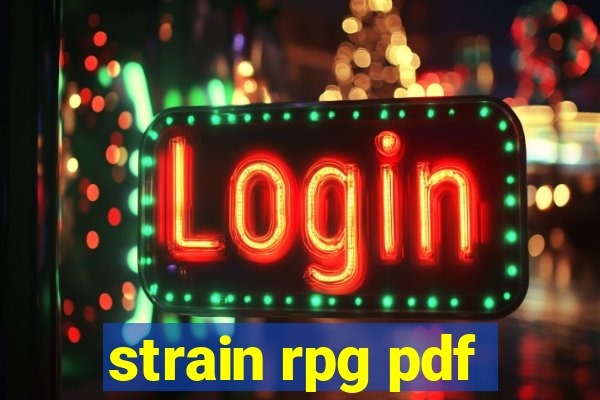 strain rpg pdf