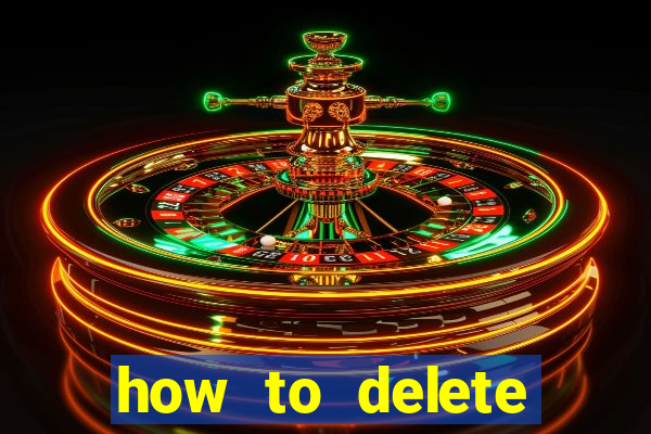 how to delete account in bingo plus