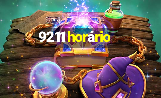 9211 horário