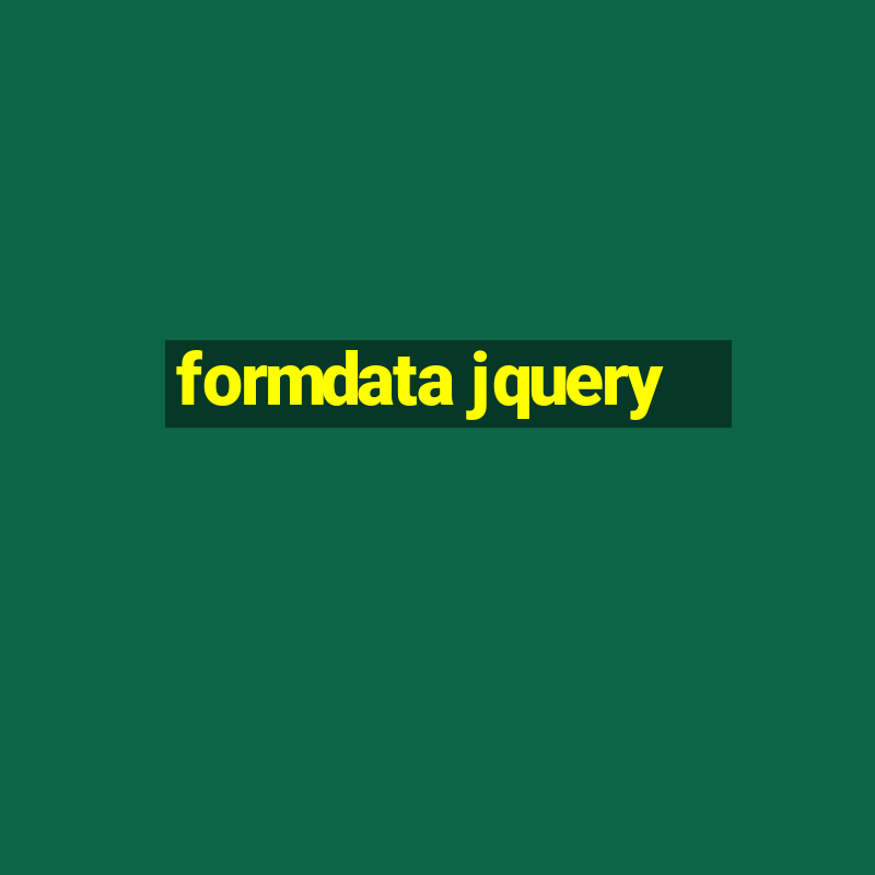 formdata jquery