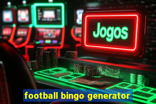 football bingo generator