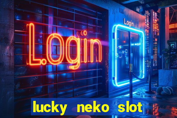 lucky neko slot logo png