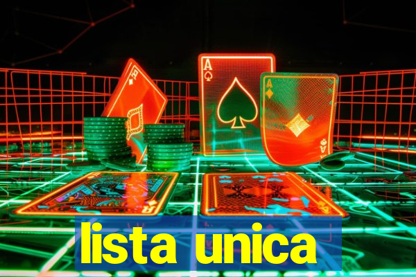 lista unica