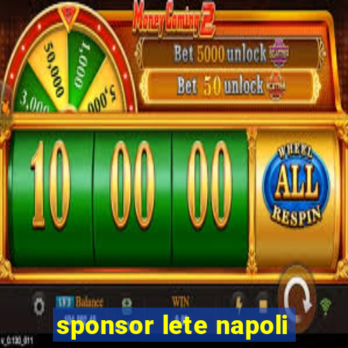 sponsor lete napoli