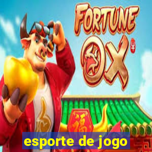 esporte de jogo