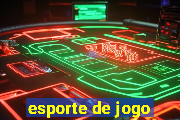 esporte de jogo