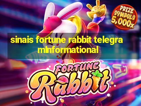 sinais fortune rabbit telegramInformational