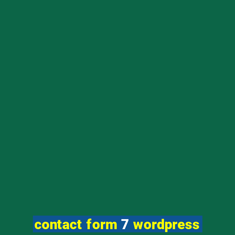 contact form 7 wordpress