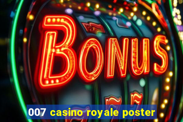 007 casino royale poster