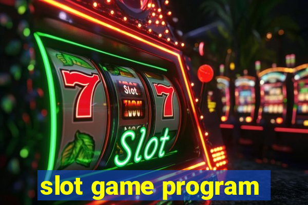 slot game program