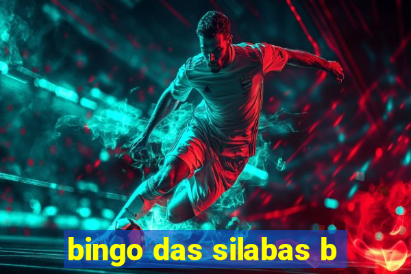 bingo das silabas b