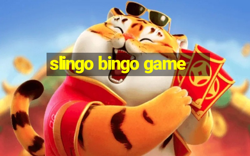 slingo bingo game