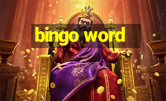 bingo word