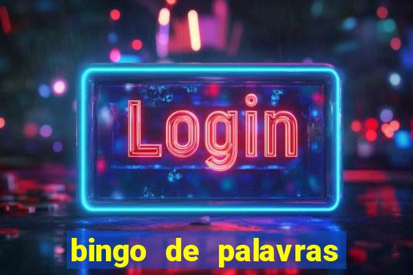 bingo de palavras como fazer