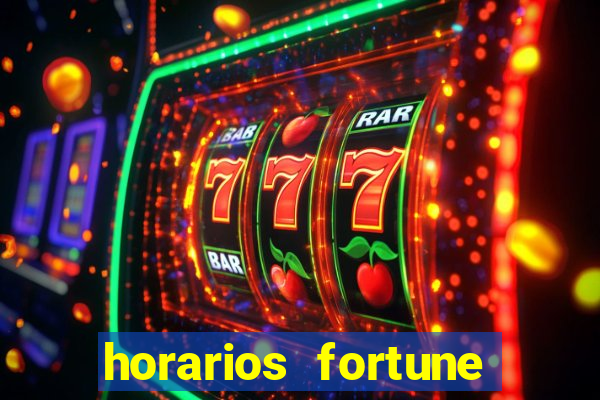 horarios fortune tiger hoje