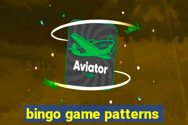 bingo game patterns