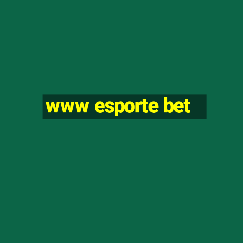 www esporte bet