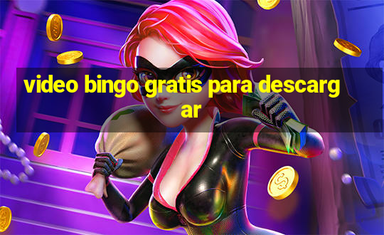 video bingo gratis para descargar