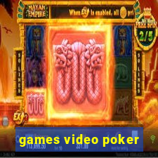 games video poker