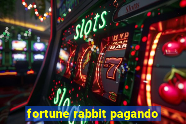 fortune rabbit pagando